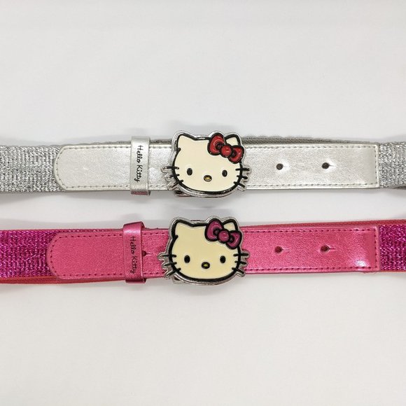 Sanrio Hello Kitty Pink and Silver Belts - Picture 1 of 7